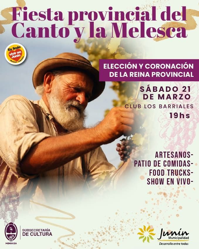 🟢 JUNÍN | BARRIALES SE PREPARA PARA LA FIESTA PROVINCIAL DEL CANTO Y LA MELESCA 2026