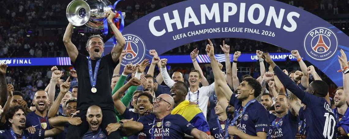 FUTBOL | EL PARIS SAINT-GERMAIN SE PROCLAMO BICAMPEON DE LA CHAMPIONS LEAGUE VENCIENDO AL ARSENAL